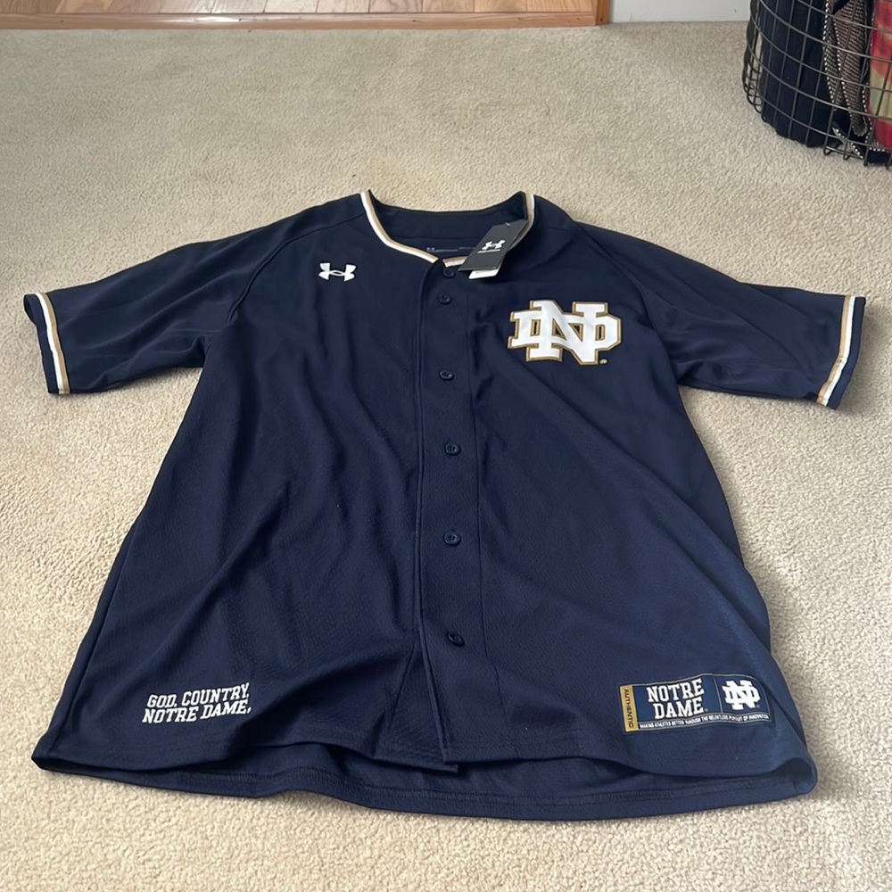 Notre Dame Baseball authentic jersey, NWT